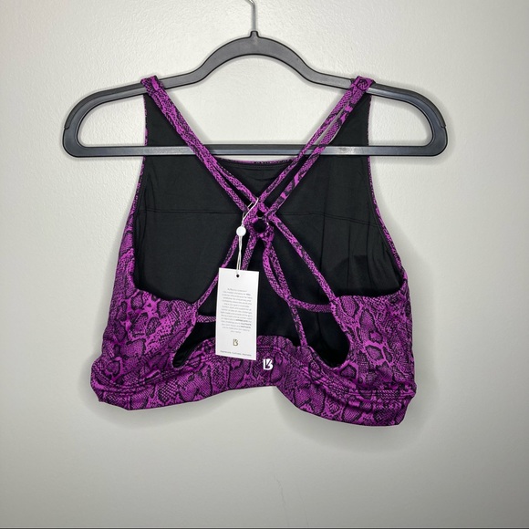 NWOT BUFFBUNNY Evolve Jacquard Sports Bra Disturbia Reptilia Print 3X Plus Size - Picture 4 of 6